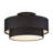Bainbridge 3 Light Black Large Semi-flush