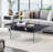 43.3-inch coffee table with height-adjustment function (with storage space) combines rustic style with tempered glass, space-saving design, multiple color options, suitable for living room and office, Natural Wood-244414335