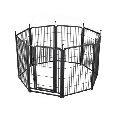 Enclos pour chien 8 panneaux 24 po de hauteur pour enclos de chiot pour chien