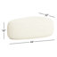 Repose-pieds triangulaire rembourré Adna-90695377