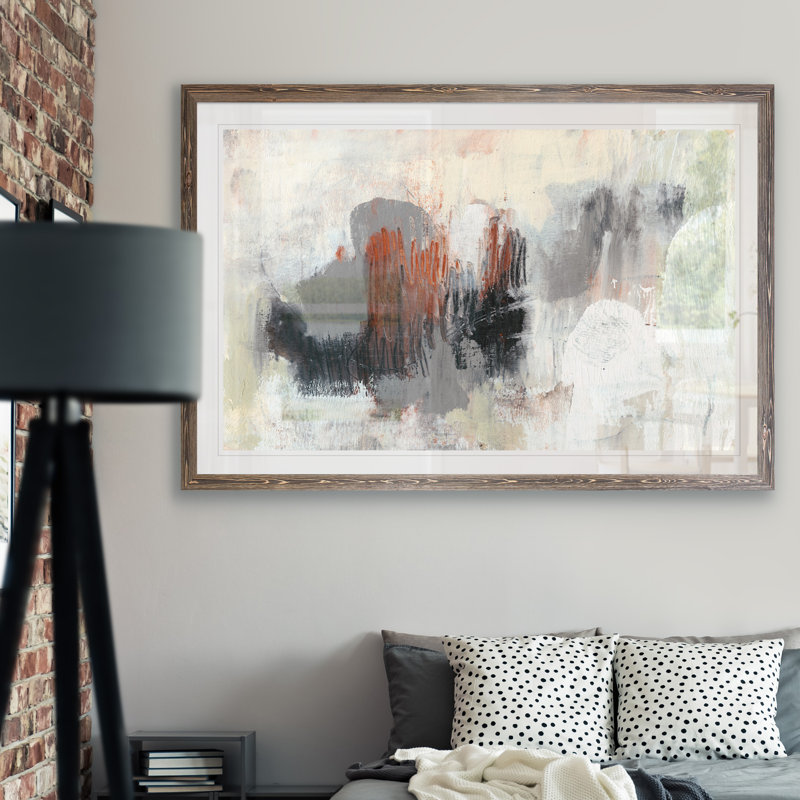 « neutrals & rouille ii » par paul cezanne-photo-cadre, reproduction d’art, H 28 po x l 38 po x 1,25 po