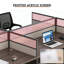 Bureau rectangulaire pour 2 personnes avec poste de travail avec banc