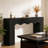 Wavy Edge Console Table with Elegant Storage Design