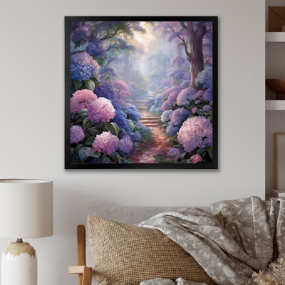 " Purple Hydrangea Enchanted Garden "
