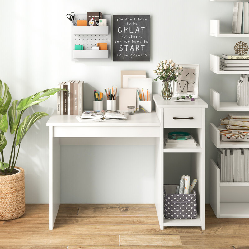 Neliyah Computer Desk, White
