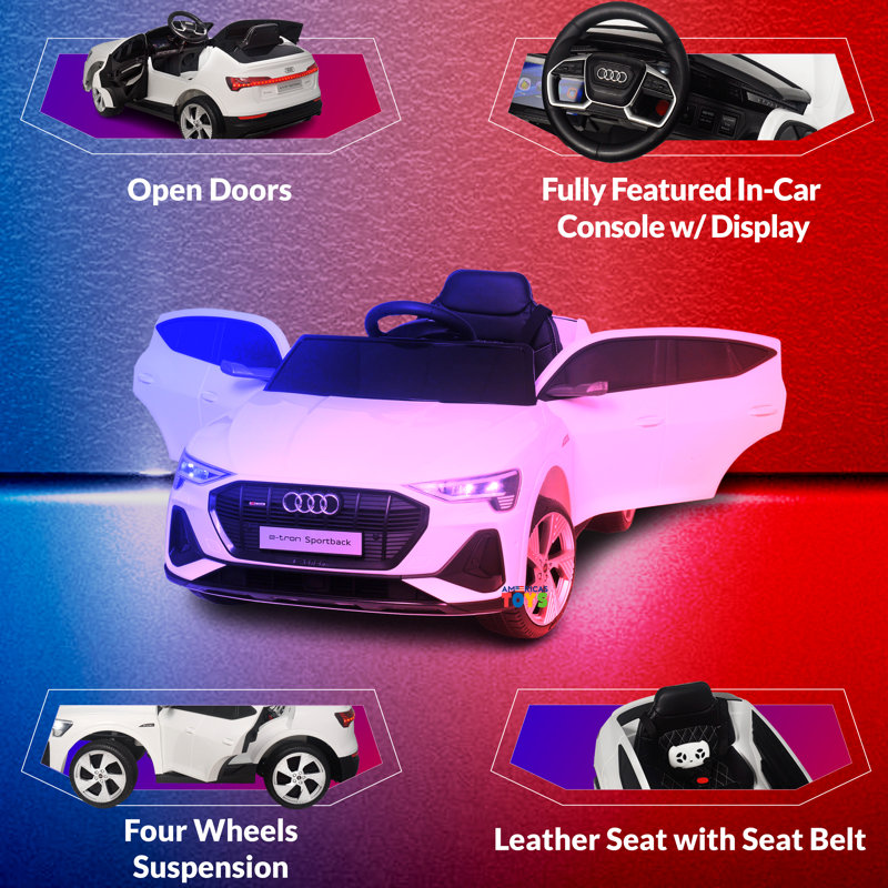 Americas Toys Project Ride On Car with Mp4 Screen