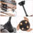 42" Retractable Ceiling Fan With Light And Remote, Farmhouse 6 Speeds Caged Ceiling Fan For Bedroom