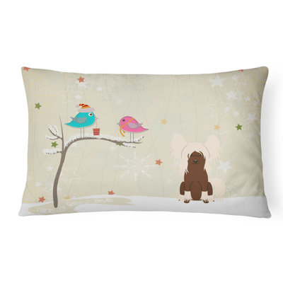 Coussin lombaire d’intérieur/d’extérieur carré de noël moderne