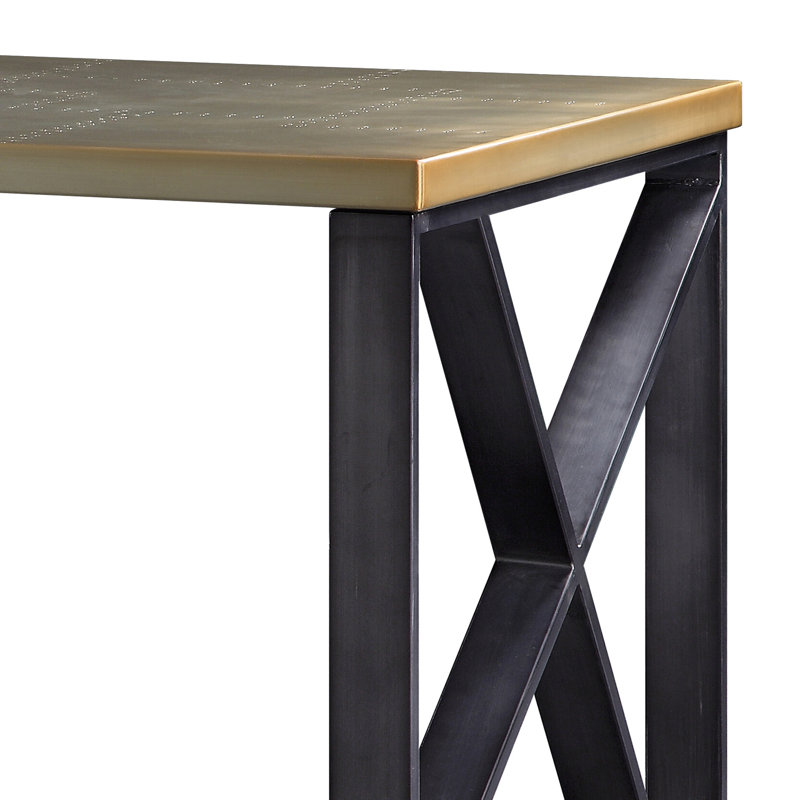 Keyora Metal Base Writing Desk