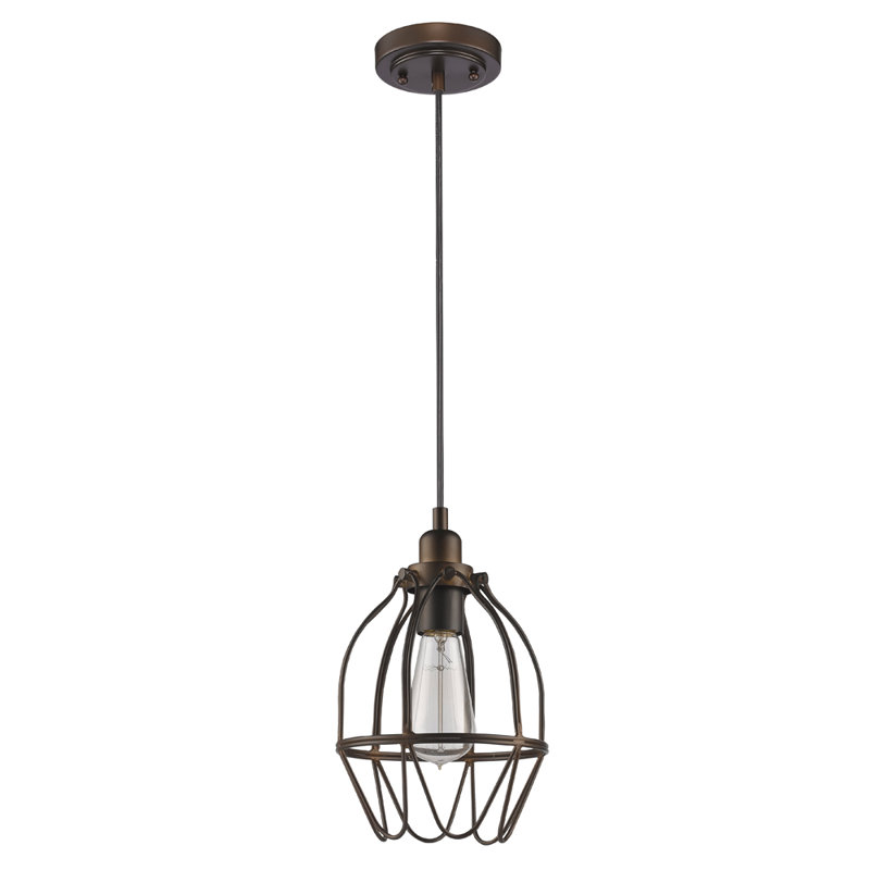 Luminaire suspendu géométrique 1 lumières simple Finigan, 148''