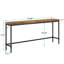 Console étroite Industrial Industrial avec rangement polyvalent