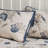 6 Piece Reversible Printed Microfiber Daybed Cover Set Blue Daybed