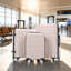 Ensemble de valises à roulettes doubles 3 pièces avec serrure à mot de passe Hardshell, valises légères 20 "+ 24" + 28 "