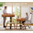 L-shaped Electric Standing Desk With Drawers, 59" Executive Adjustable Height Desk With Power Outlets, Sit Stand Computer Table For Home Office, Rustic Brown-1680699418