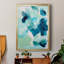 «Teal Composition II», reproduction encadrée de qualité supérieure - prête à être accrochée-88100396-88100401
