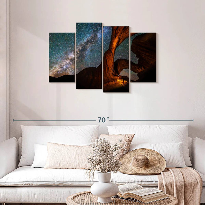 Milky Way Over Double Arch, 27" H x 43" W