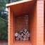 Lewis Shed with Log Store-37296582