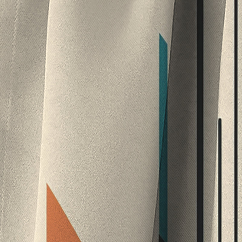 Cassidy - Rideau occultant abstrait minimalisme - 1 panneau, L 52 po x L 95 po
