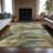 Machine Washable Indoor/Outdoor Xhevrie Olive Rug-111829256