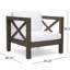 Chaise style Mid-Century moderne, qualité du bois, gris et eau blanche - style élégant avec épingle à cheveux, bois, parka