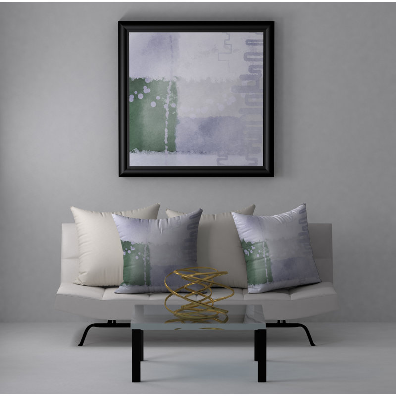 Housse de coussin décorative carrée et insert, 20 po X 20 po