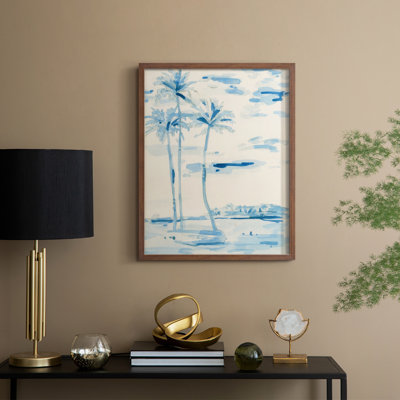 Coconut Grove II Framed Print - Solid Wood