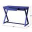 Bureau d'écriture rectangulaire Twilight Blue