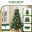 Green Artificial Spruce Christmas Tree with Stand-546317201