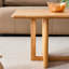 Table basse rectangulaire en bois massif Rattan Tea Table