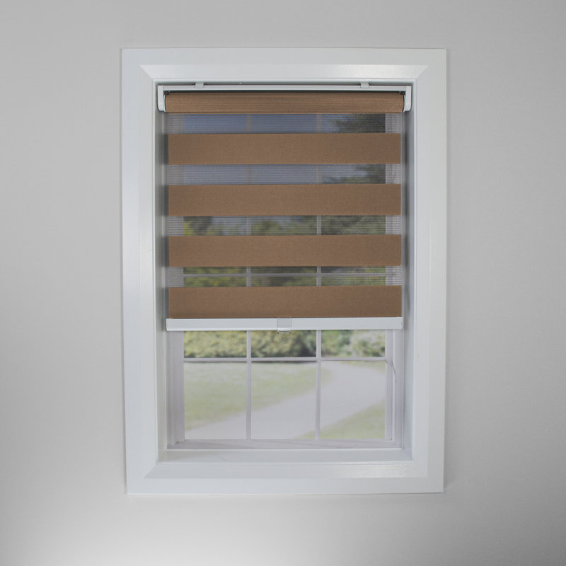 Room Darkening Zebra Shades, 24"W x 72"L