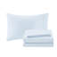 Édredon pour grand lit 12 pièces avec draps en coton bleu / brun - Profitez d'une nuit de sommeil confortable pour dorloter votre chambre à coucher-124917732-124917730