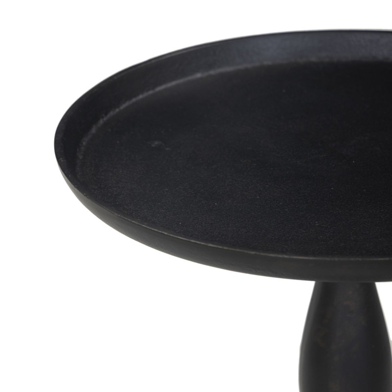 Carden End Table, Black Antique