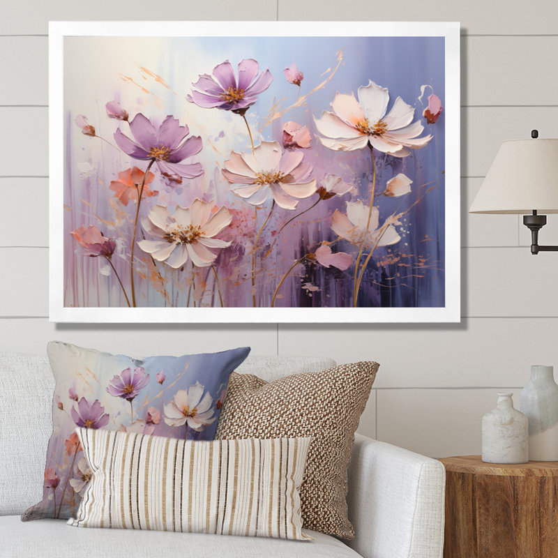 «Meadow Ethereal Meadow An», reproduction sur toile, H 30 po x l 40 po x P 1,5 po, Cadre photo blanc
