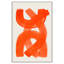 «Orange Strokes Print» par Haniff-129155885-129155848-129155834