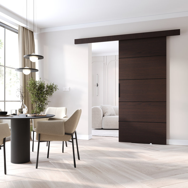 Sliding Door Prim 2K, Interior Door, 96cm x 205cm, Wenge