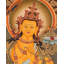 Déesse Manjushree Thangka (Brocadeless Thangka)