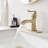 Single-Hole Single-handle Bathroom Faucet with Drain Assembly-74719365