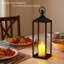 Unscented Flameless Candle with Metal Holder