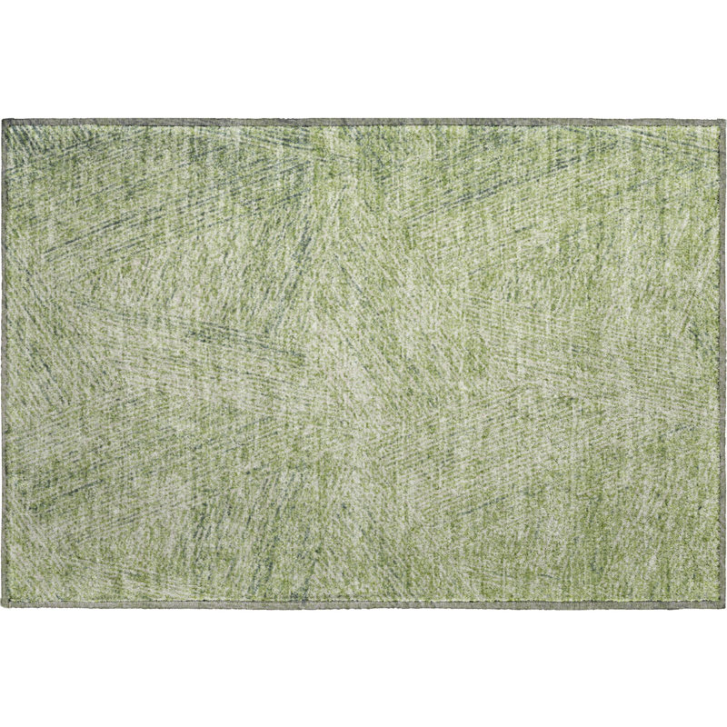 Premium Machine Washable Natoma AMF991 Lines Rug, Rectangle 1'8" x 2'6"