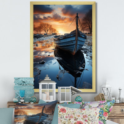 Allemagne, Allemagne, cieux hollandais, bateau sur toile