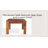 Isaiah Solid Wood Coffee Table