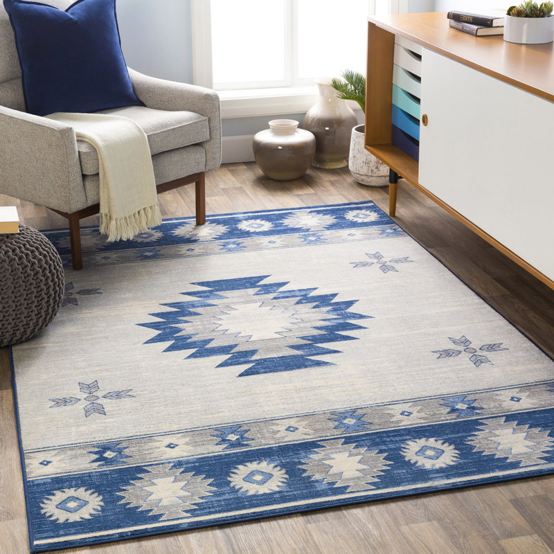 Worthing Southwestern Indoor Rug, Rectangle 6'7" x 9'6"