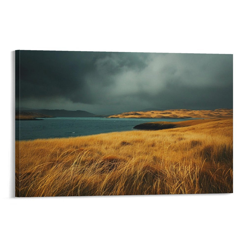 Toile encadrée 24 "x 36" avec cadre en bois, prête à être accrochée, 24 po x 36 po