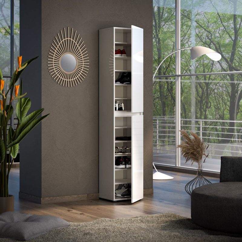 Deshawnna 24 Pair Shoe Storage Cabinet