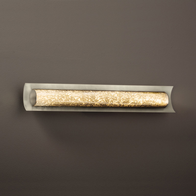 Carlotte Dimmable Bath Bar, Dark Bronze, Mercury Glass