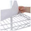 Étagère en métal robuste à 6 niveaux certifiée NSF, capacité de 6 000 lb, unité de rangement blanche-130134705