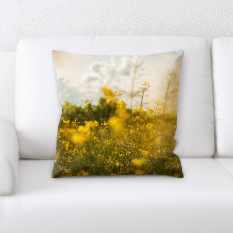 Microsuede Reversible Throw Pillow