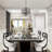 Ivonna 4 - Light Drum Chandelier with Crystal Accents-779362529
