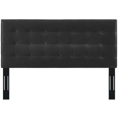 Modway Paisley Tufted Upholstered Faux Leather Headboard