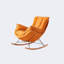 Chaise berçante de salon pour adulte-100813976